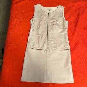 My Tribe nude/pink leather dress size large